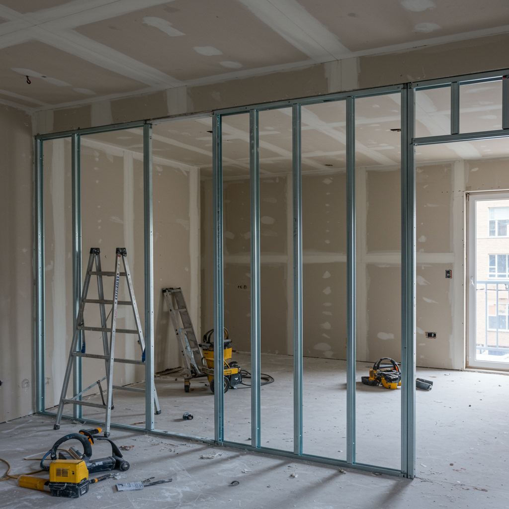 Création d'une pièce supplémentaire / division d'espace