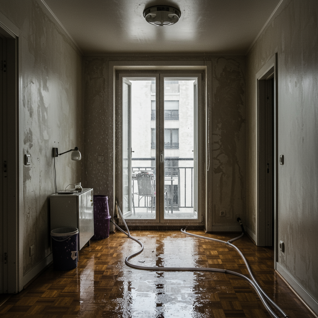 Remise en état après dégât des eaux